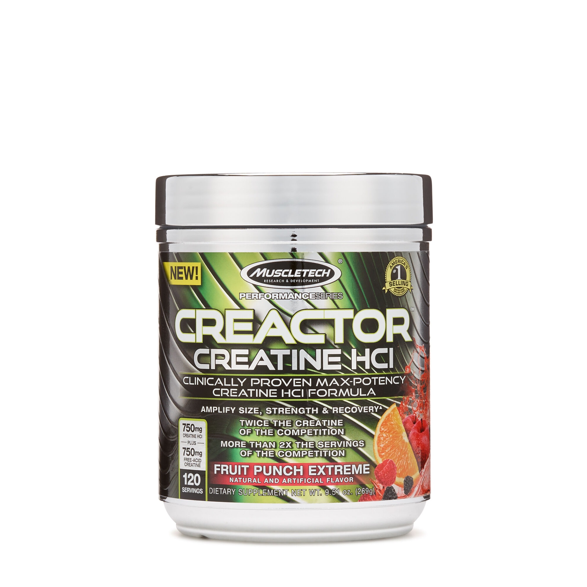 slide 1 of 1, MuscleTech Creactor - Fruit Punch Extreme, 1 ct