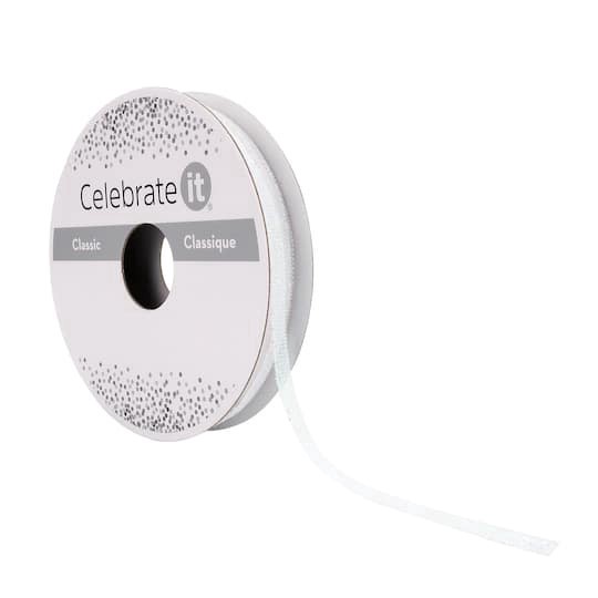 slide 1 of 4, 1/8" X 5yd. Iridescent Ribbon By Celebrate It Classic, 1/8 in x 5 yd