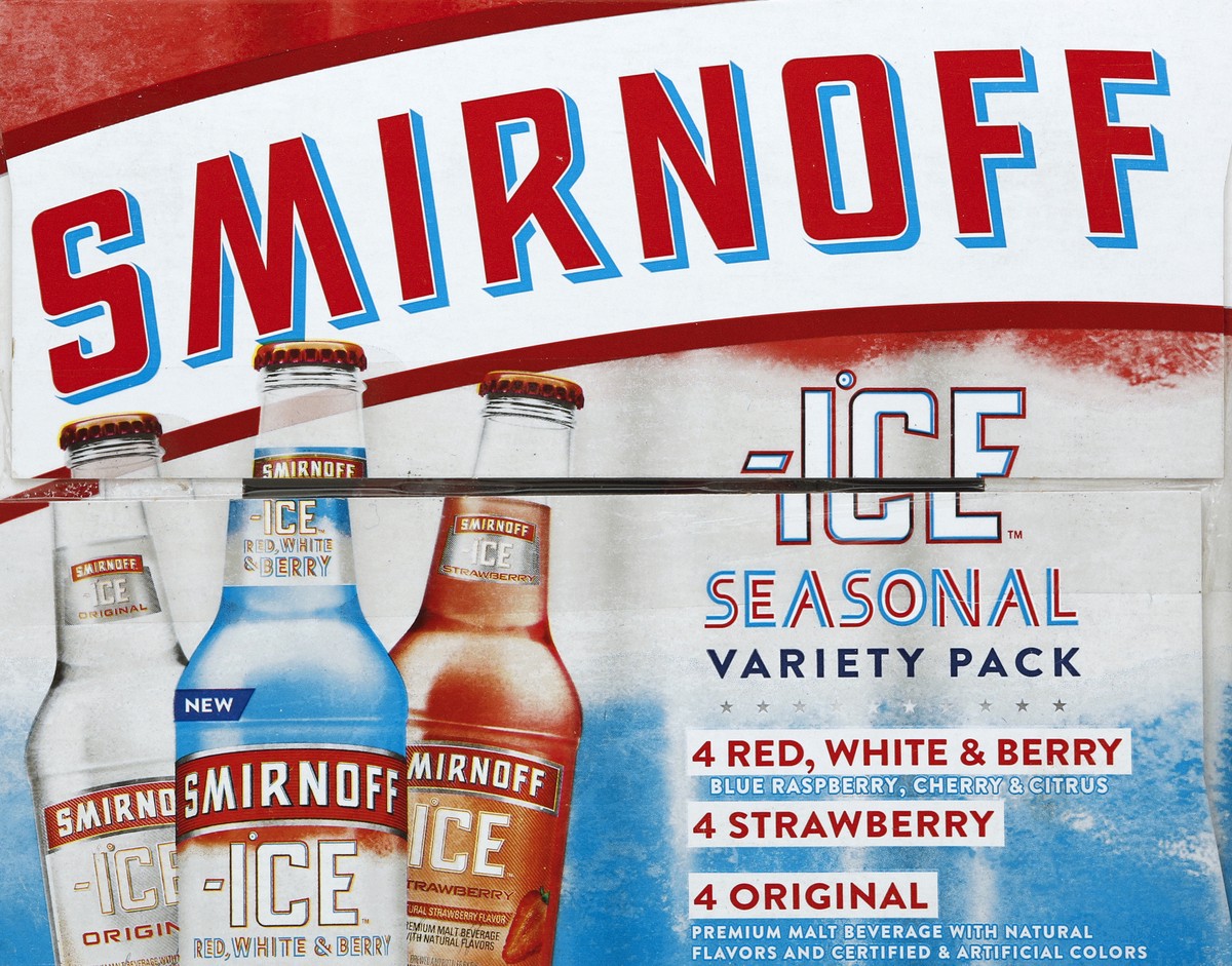 slide 2 of 6, Smirnoff Mixed Drinks Premium Malt Party Pack, 12 ct; 11.2 oz