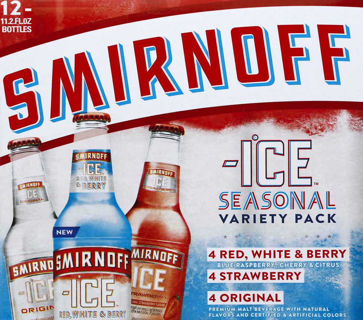 slide 5 of 6, Smirnoff Mixed Drinks Premium Malt Party Pack, 12 ct; 11.2 oz