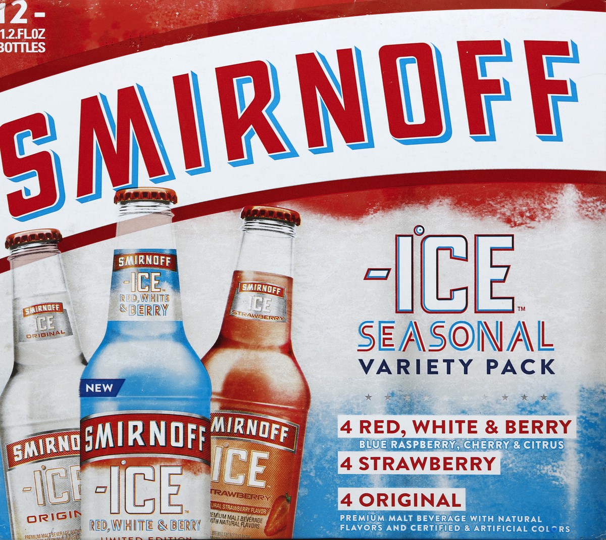 slide 6 of 6, Smirnoff Mixed Drinks Premium Malt Party Pack, 12 ct; 11.2 oz