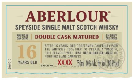 slide 3 of 8, Aberlour Single Malt Scotch Whisky 16 Year Old Double Cask Matured 750mL, 80 Proof, 750 ml