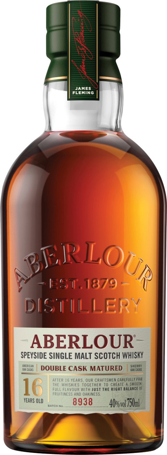 slide 1 of 8, Aberlour Single Malt Scotch Whisky 16 Year Old Double Cask Matured 750mL, 80 Proof, 750 ml