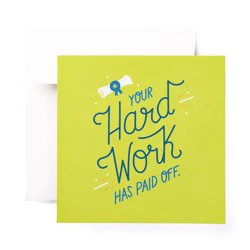 American Greetings Hard Work Graduation Greeting Card