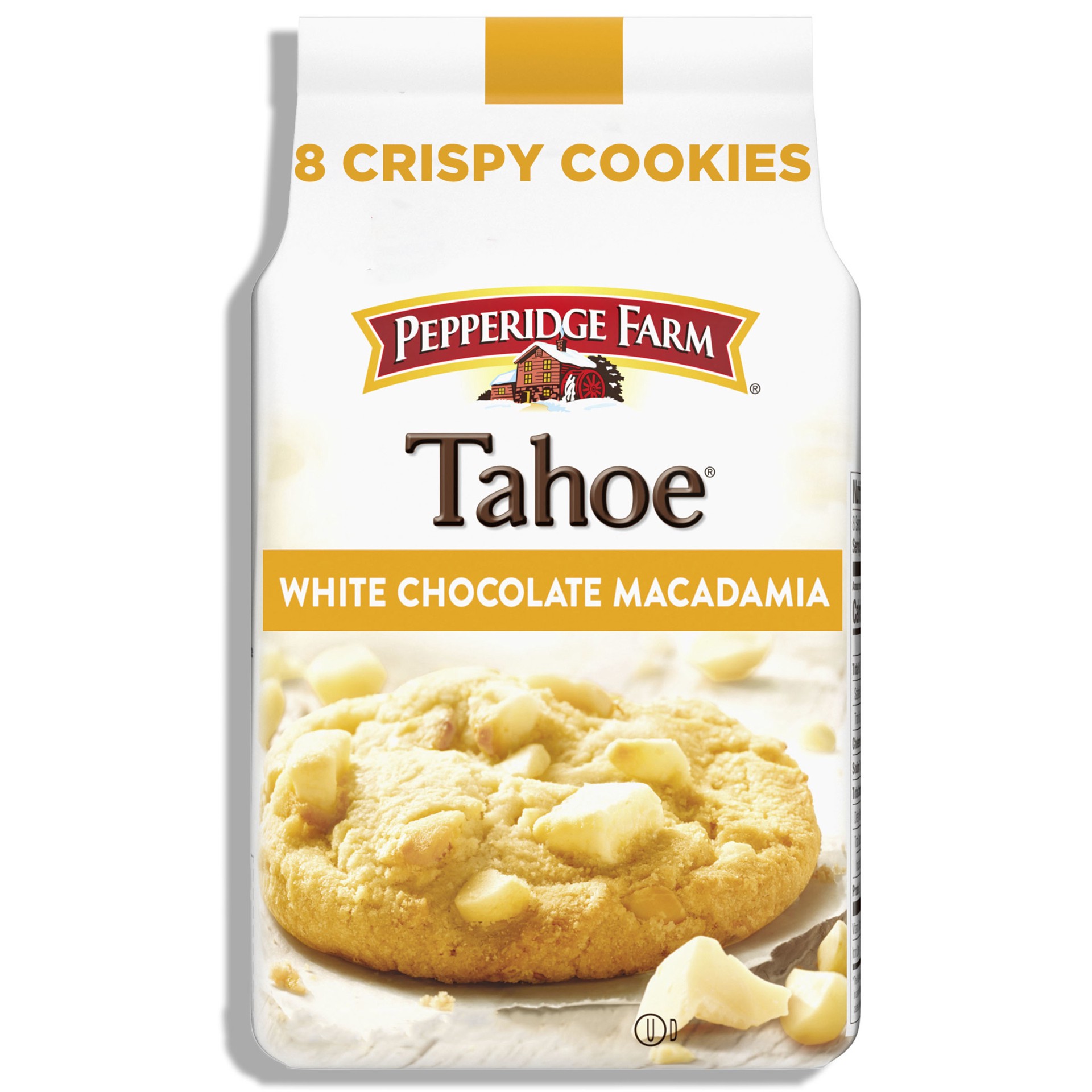 slide 1 of 5, Tahoe Crispy White Chocolate Macadamia Nut Cookies, 7.2 OZ Bag (8 Cookies), 7.2 oz