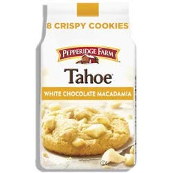 Tahoe Crispy White Chocolate Macadamia Nut Cookies, 7.2 OZ Bag (8 Cookies)