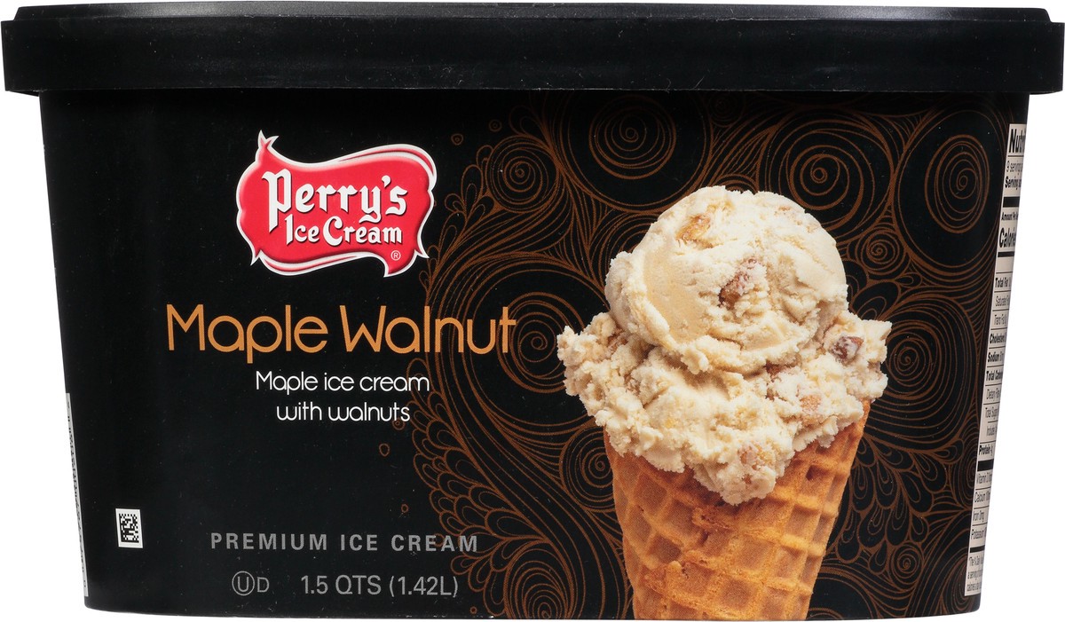 slide 1 of 1, Perry's Ice Cream Premium Maple Walnut Ice Cream 1.5 qt, 1.5 qt