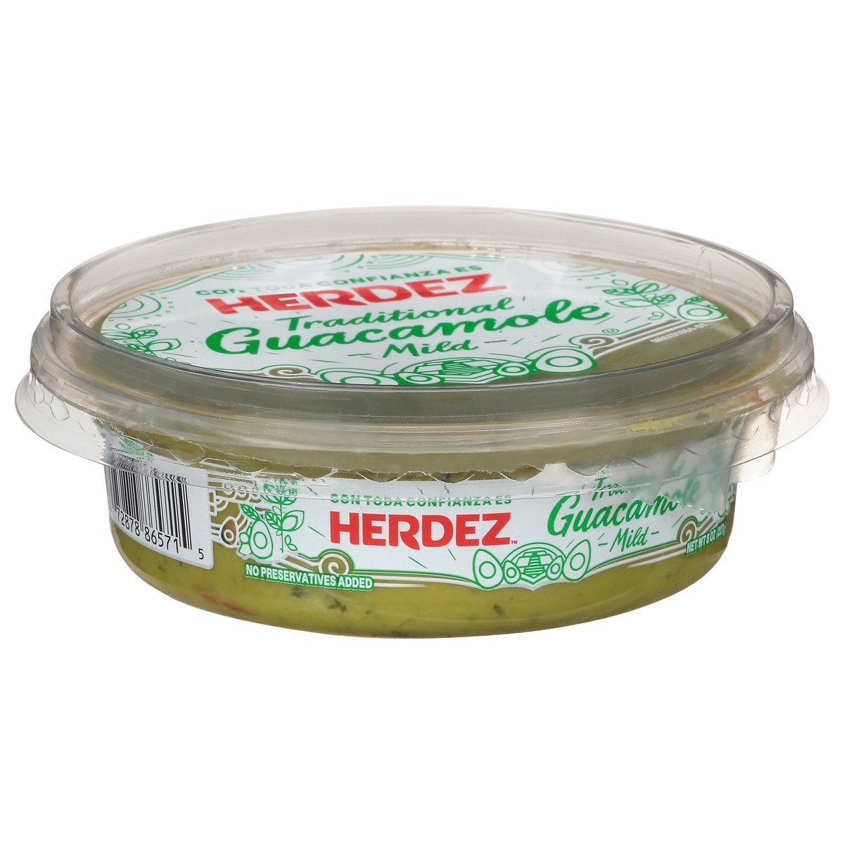 slide 5 of 9, Herdez Traditional Mild Guacamole 8 oz Cup\Tub, 8 oz