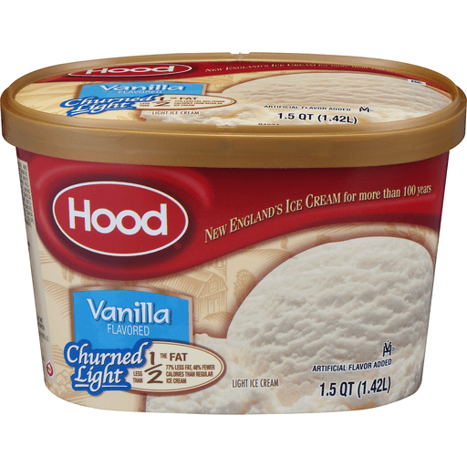 slide 1 of 8, Hood Churned Light Ice Cream Vanilla, 48 oz