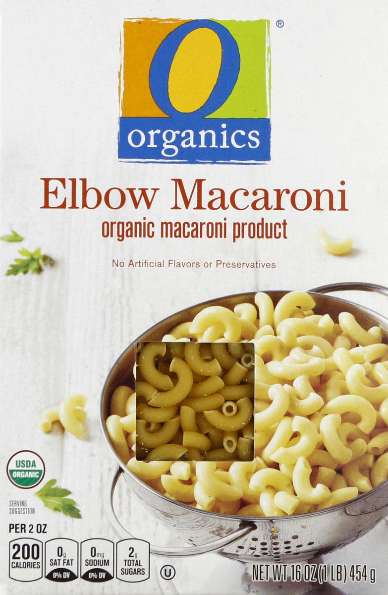 slide 2 of 4, O Organics Elbow Macaroni Organic Macaroni Product, 16 oz
