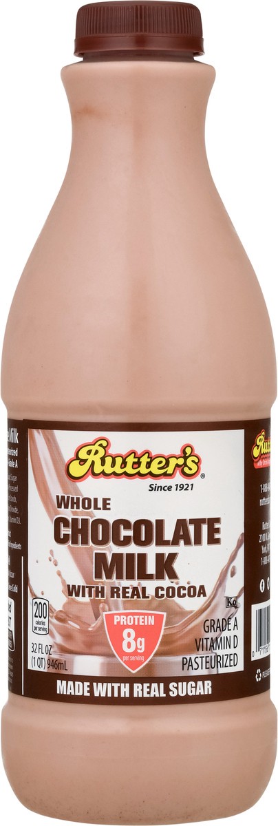 slide 11 of 13, Rutter's Whole Chocolate Milk 32 fl oz, 32 fl oz