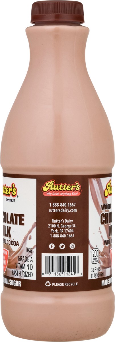 slide 13 of 13, Rutter's Whole Chocolate Milk 32 fl oz, 32 fl oz