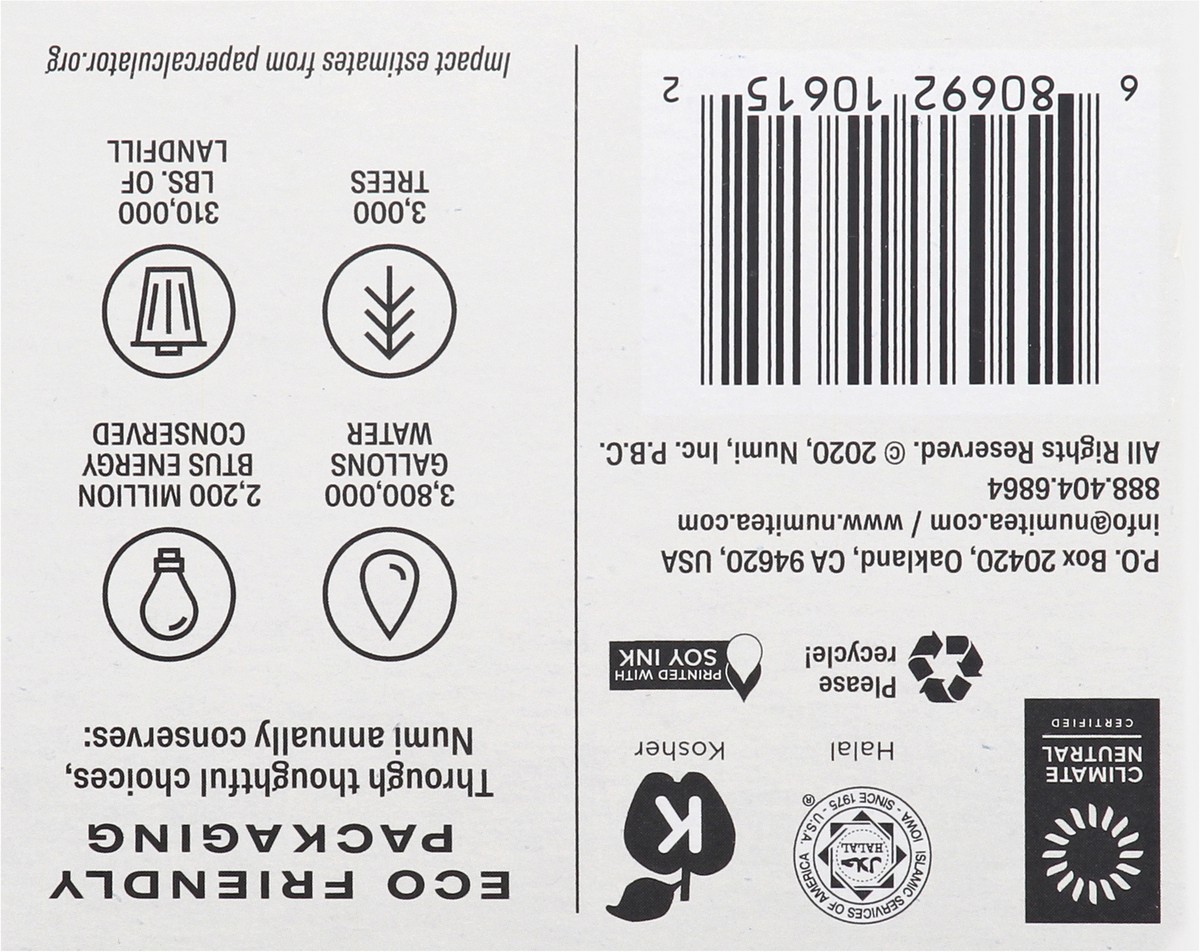 slide 4 of 9, Numi Organic Immune Support Caffeine Free Herbal Tea Bags 16 ea, 16 ct