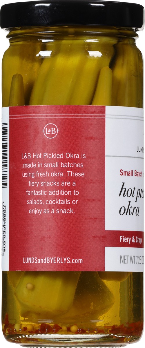 slide 3 of 9, Lunds & Byerlys Hot Pickled Okra 7.25 oz, 7.25 oz