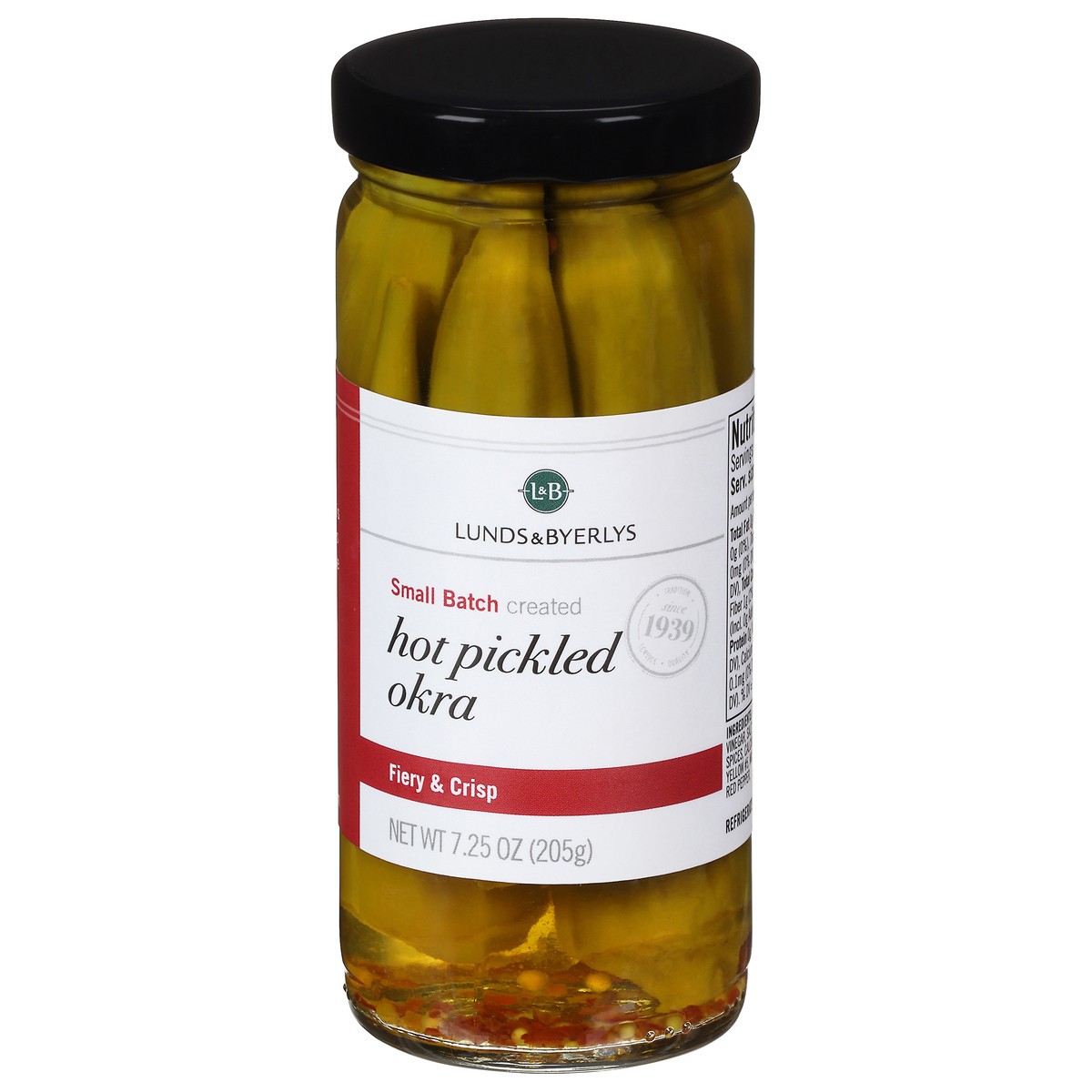 slide 1 of 9, Lunds & Byerlys Hot Pickled Okra 7.25 oz, 7.25 oz