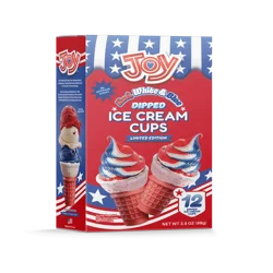 Joy Cone Red White And Blue Cup 12 Count, 3.5 Oz