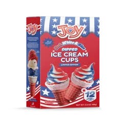 Joy Cone Red White And Blue Cup 12 Count, 3.5 Oz