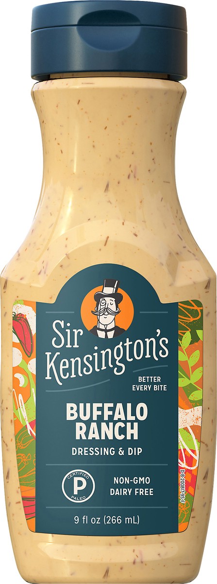 slide 1 of 3, Sir Kensington's Buffalo Ranch Dressing & Dip 9 oz, 9 oz