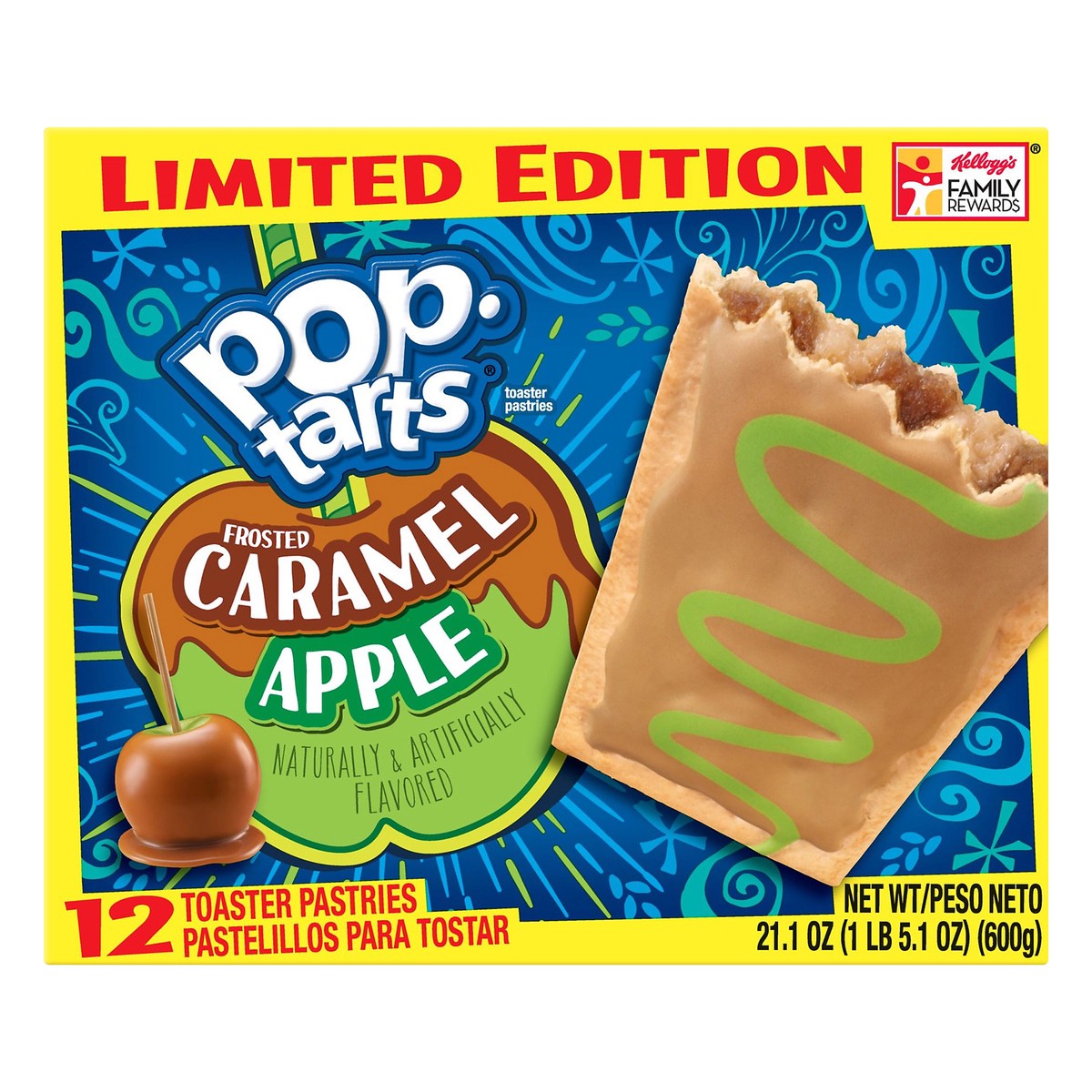 slide 1 of 6, Pop-Tarts Caramel Apple, 12 ct