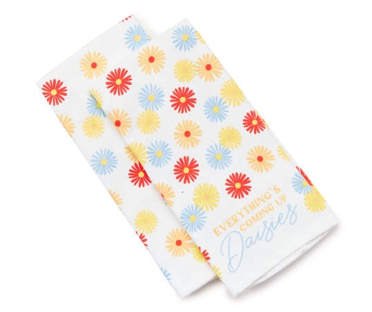 dish towel - twin-pack (yellow)