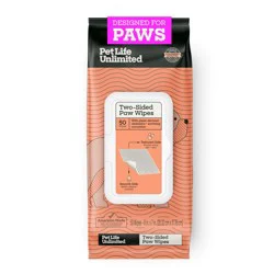 Pet Life Unlimited Heavy Duty Paw Wipes, 50 ct
