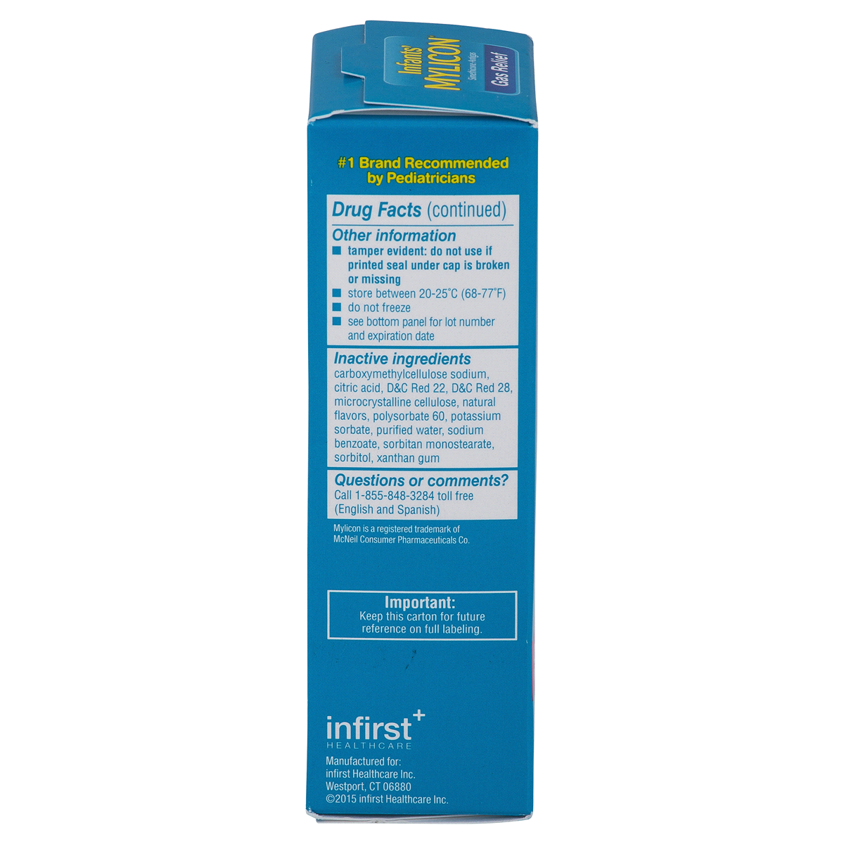 slide 3 of 4, Mylicon Infants Original Drops Gas Relief, 1 fl oz