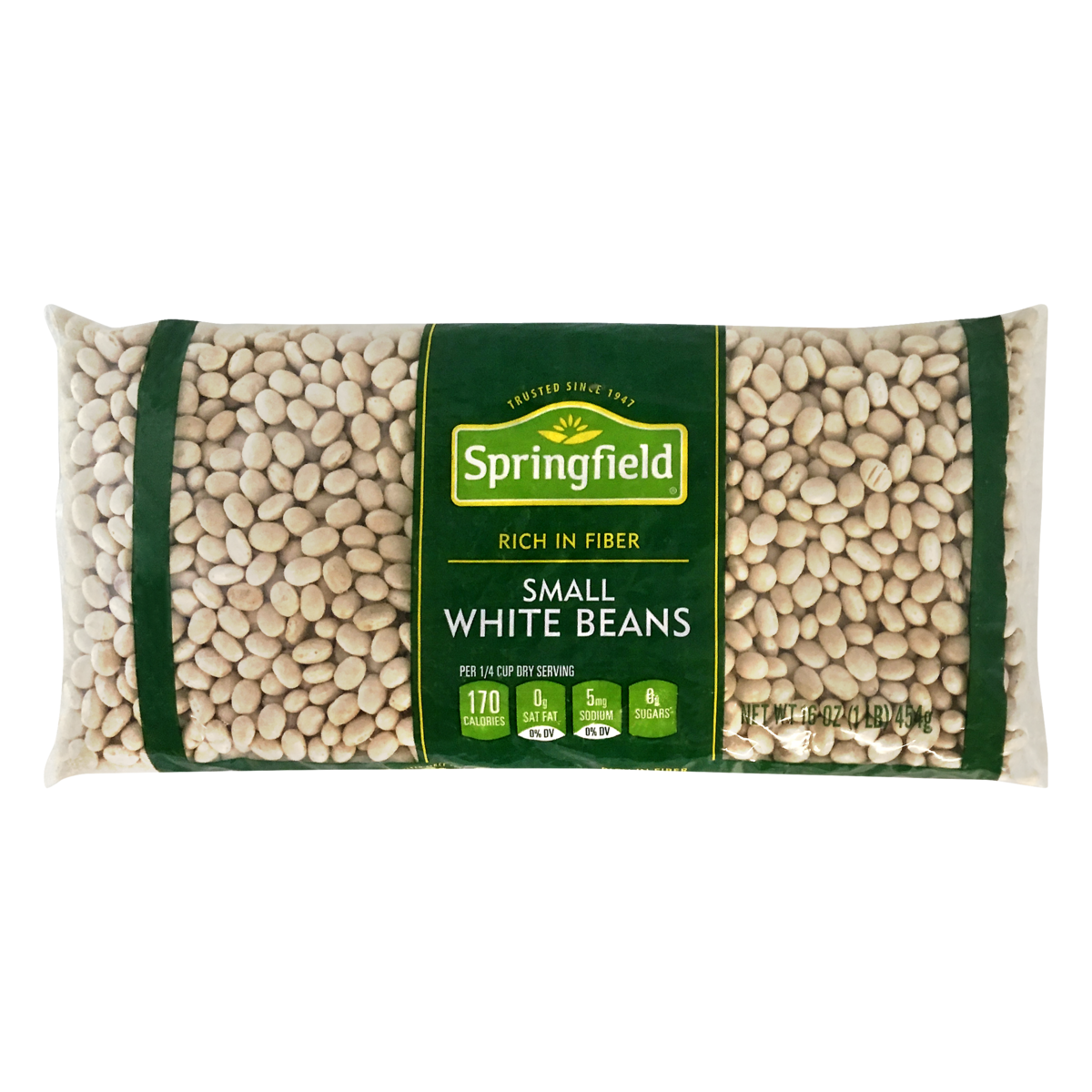 slide 1 of 1, Springfield Small White Beans, 16 oz