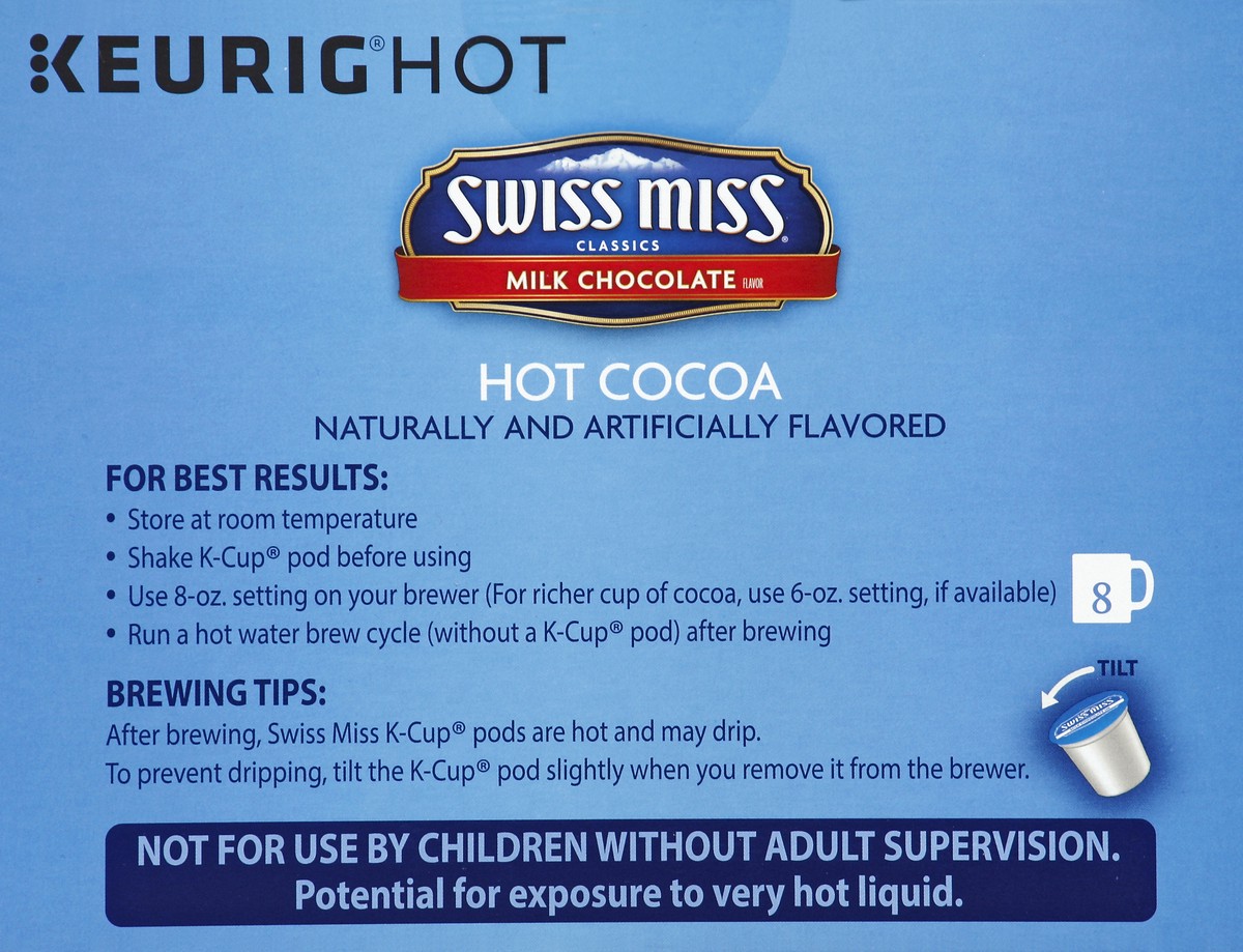 slide 2 of 4, Swiss Miss Milk Chocolate Hot Cocoa Keurig K-Cups - 32 ct, 32 ct