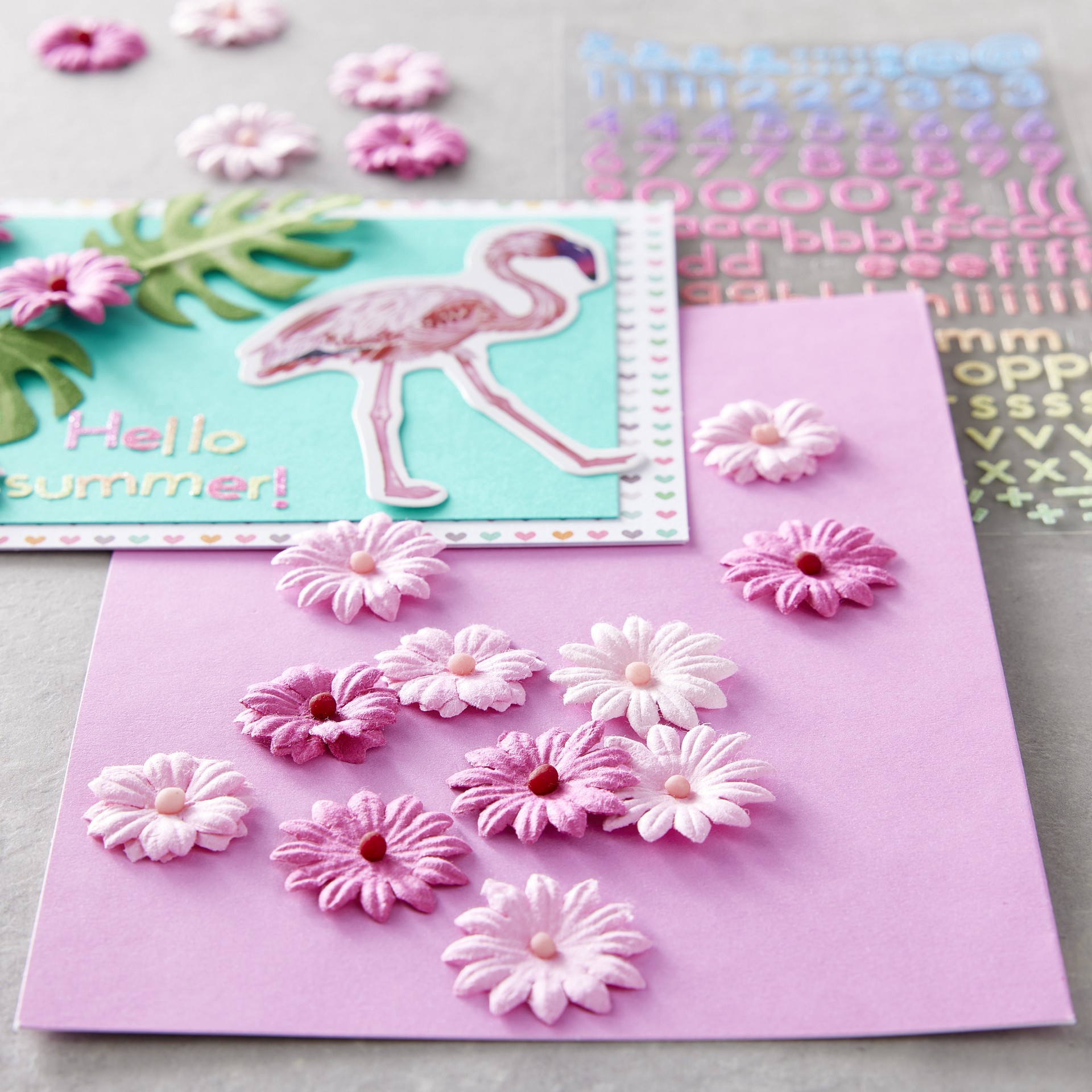 slide 2 of 2, Recollections Signature Floral Embellishments, includes 48 ct