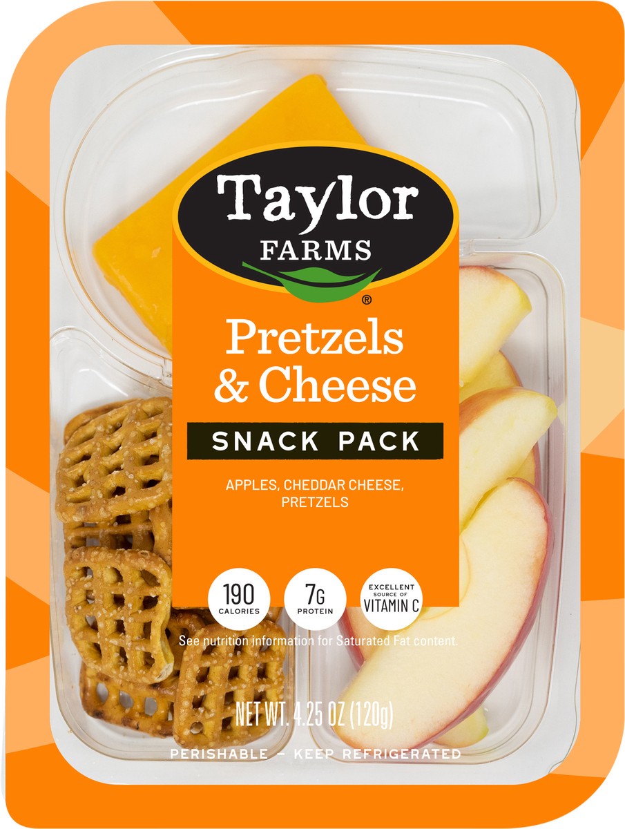 slide 3 of 3, Taylor Farms Pretzels & Cheese Snack Pack 4.25 oz, 4.25 oz