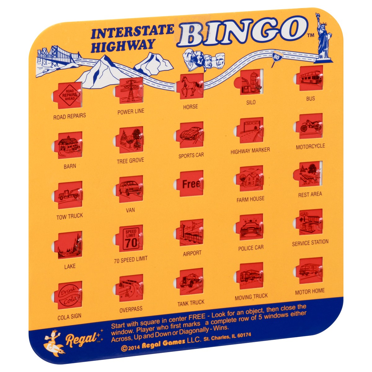 slide 8 of 11, Regal Interstate Highway Bingo 1 ea, 1 ct