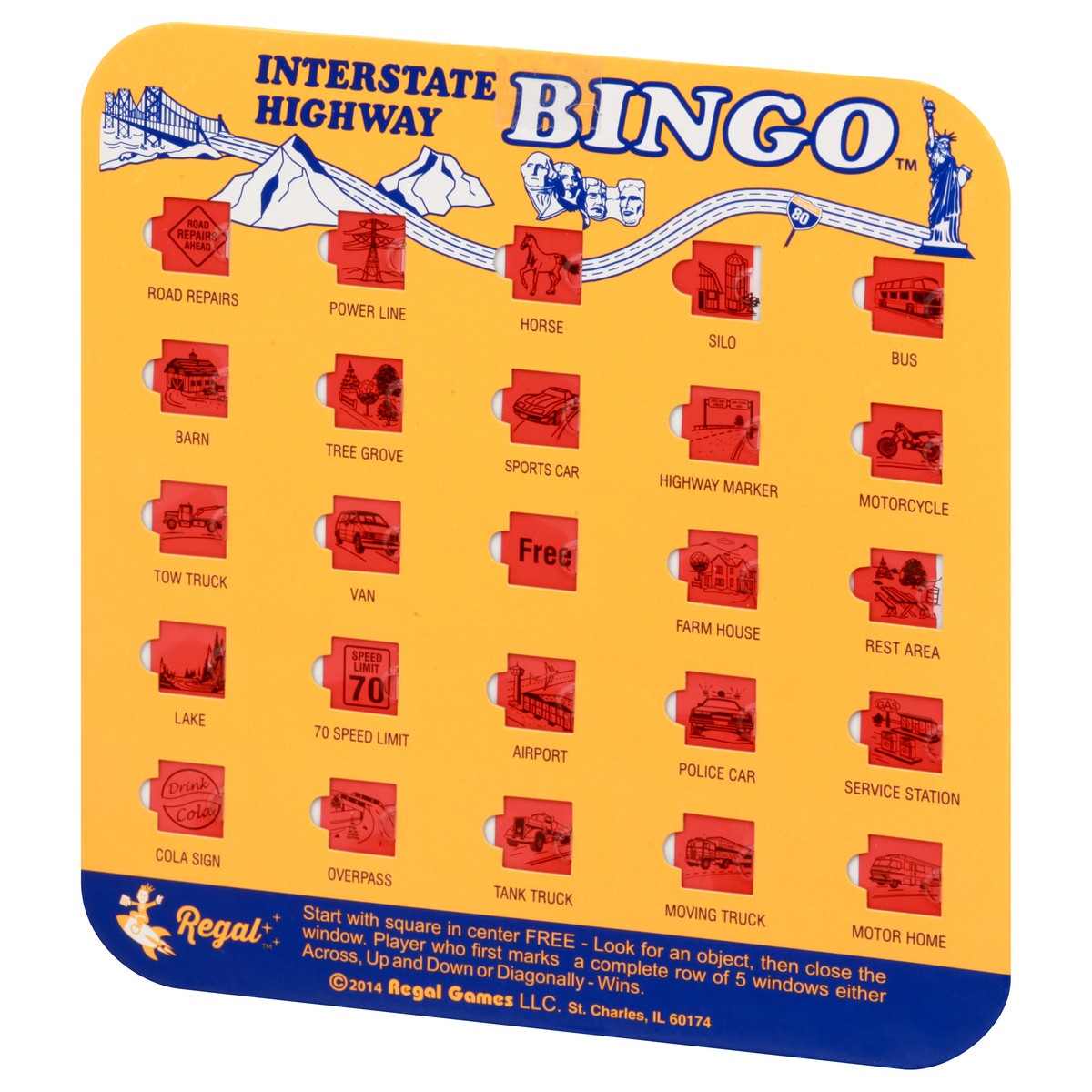 slide 6 of 11, Regal Interstate Highway Bingo 1 ea, 1 ct