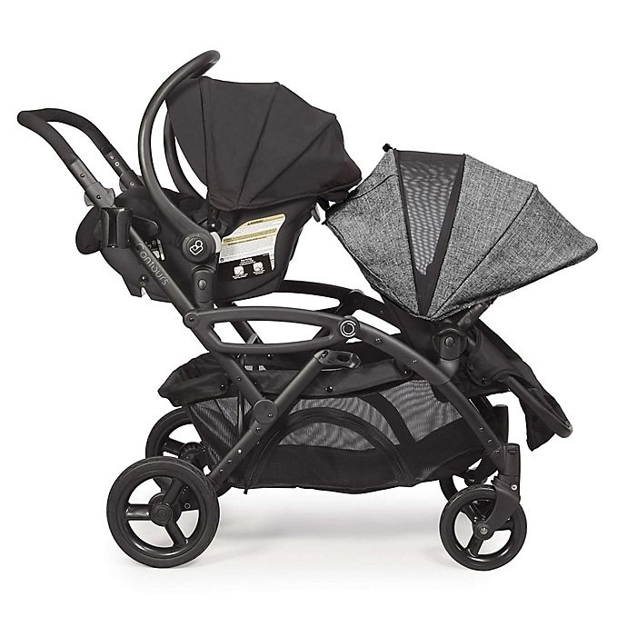 slide 4 of 5, Contours Options Elite Tandem Stroller - Graphite, 1 ct