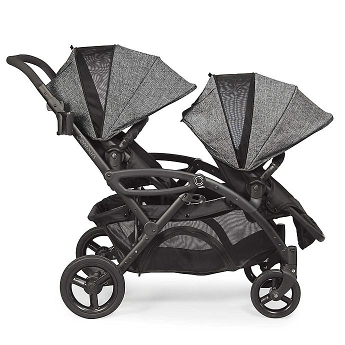 slide 1 of 5, Contours Options Elite Tandem Stroller - Graphite, 1 ct