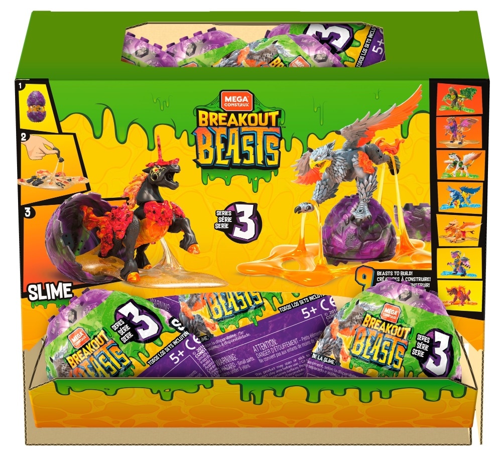 slide 1 of 1, Mega Construx Series 3 Breakout Beasts Blind Box, 1 ct