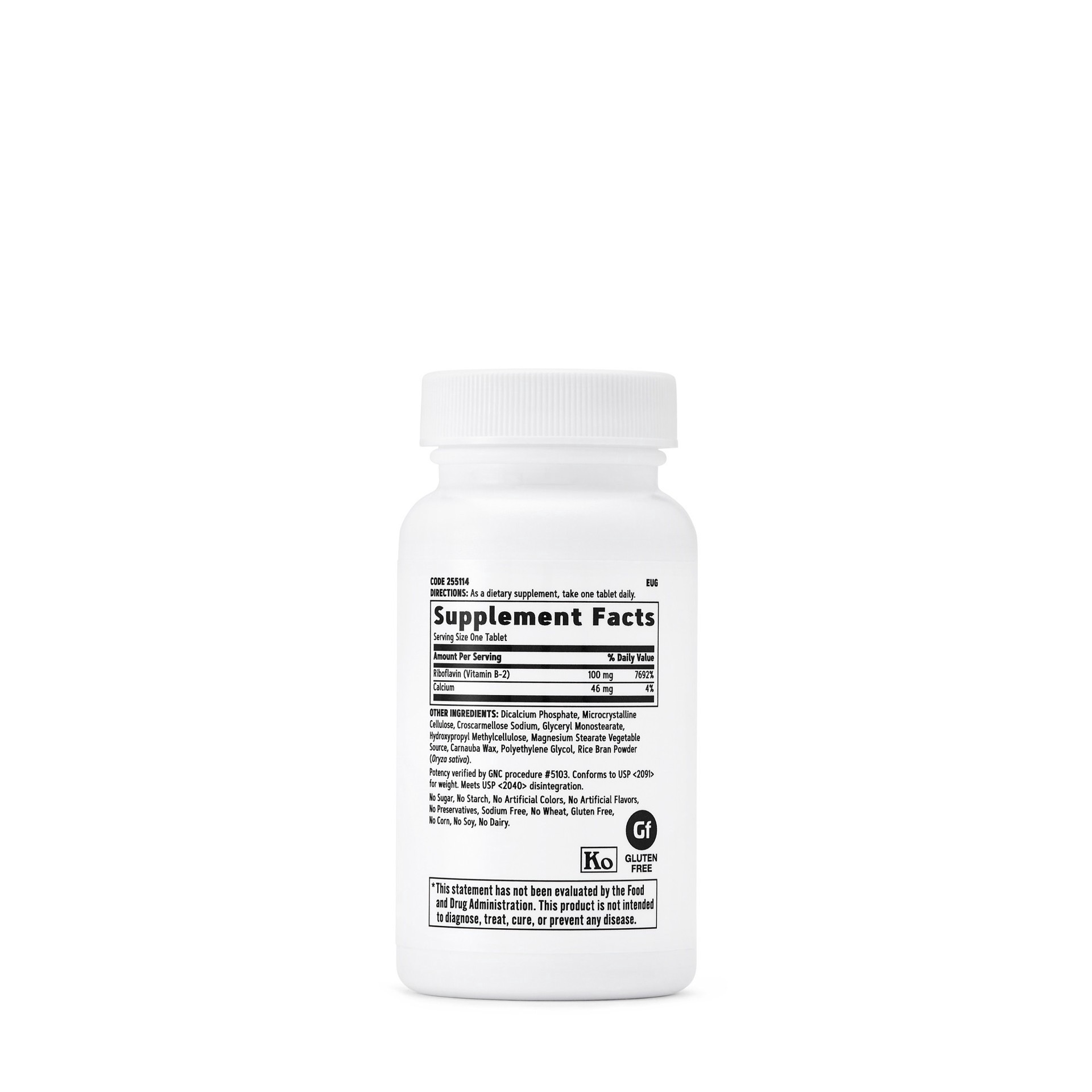 slide 2 of 2, GNC Vitamin B-2 100 mg, 100 ct