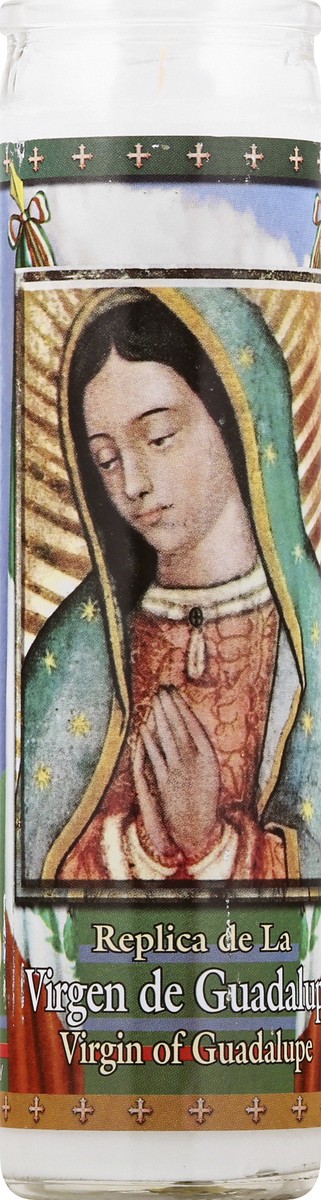 slide 6 of 9, St. Jude Candle Co. Virgin of Guadalupe 8.2 Inch Candle 1 ea, 1 ct