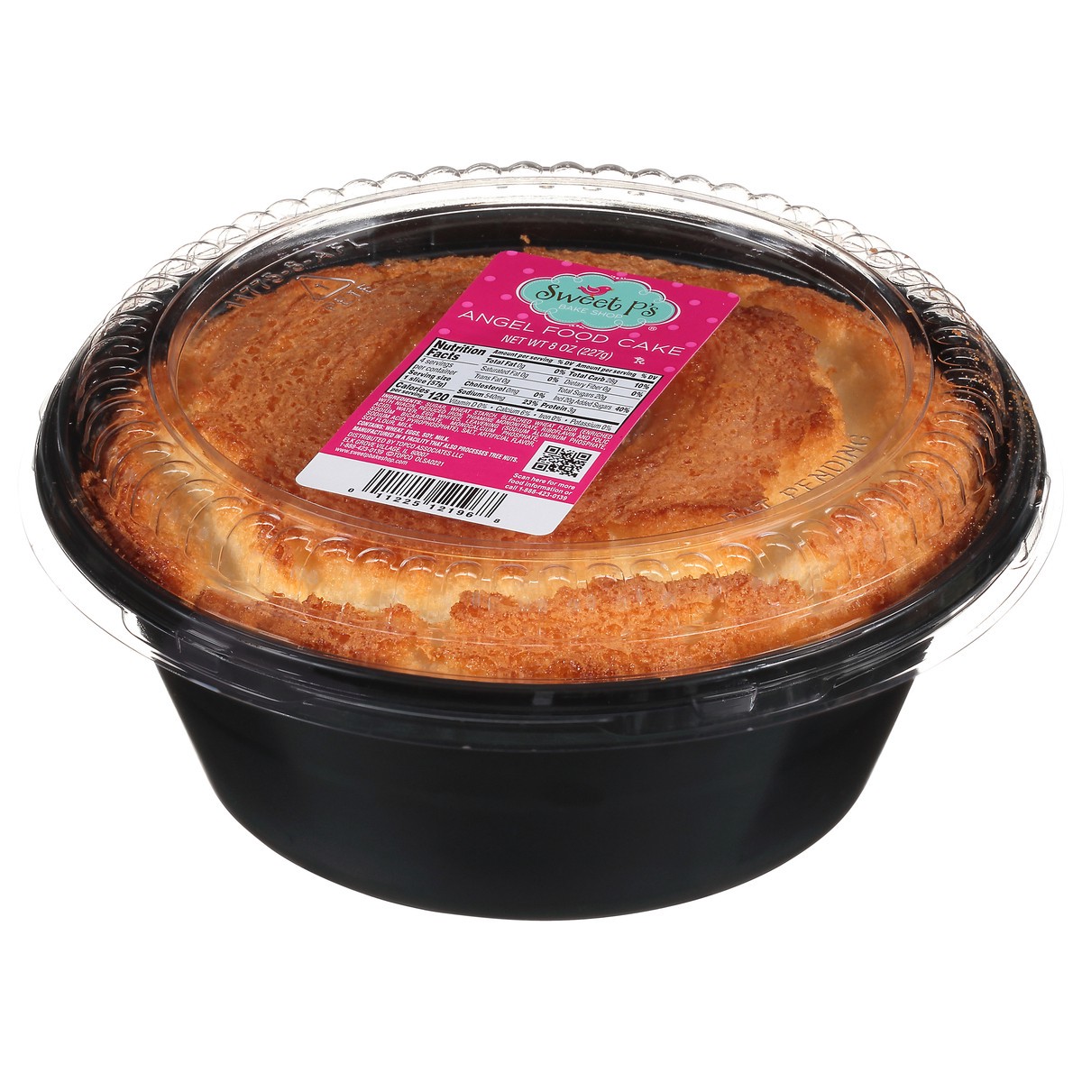 slide 15 of 17, Sweet P's Bake Shop Angel Food Cake 8 oz, 8 oz