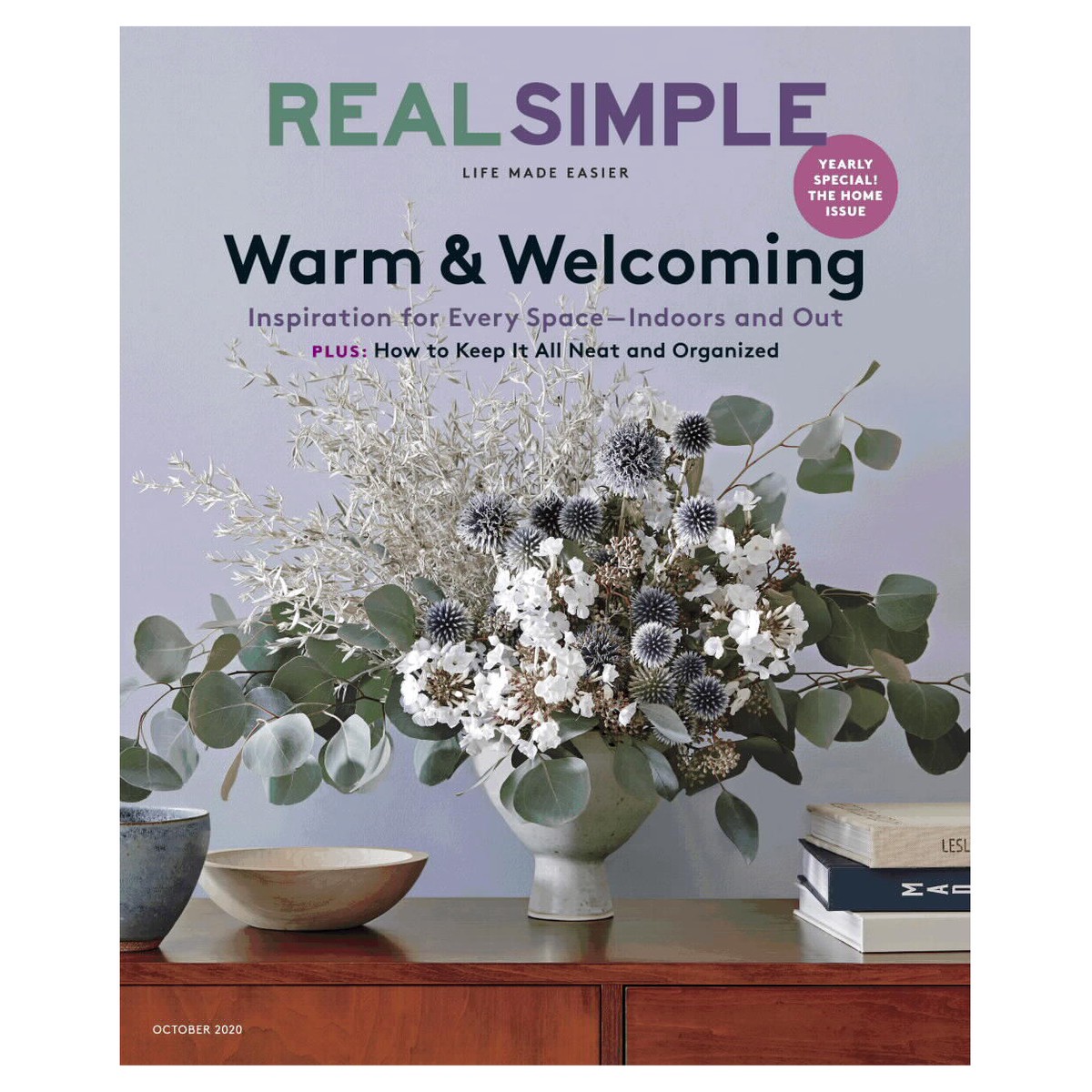 slide 1 of 2, Real Simple Magazine, October 2020, 1 ct