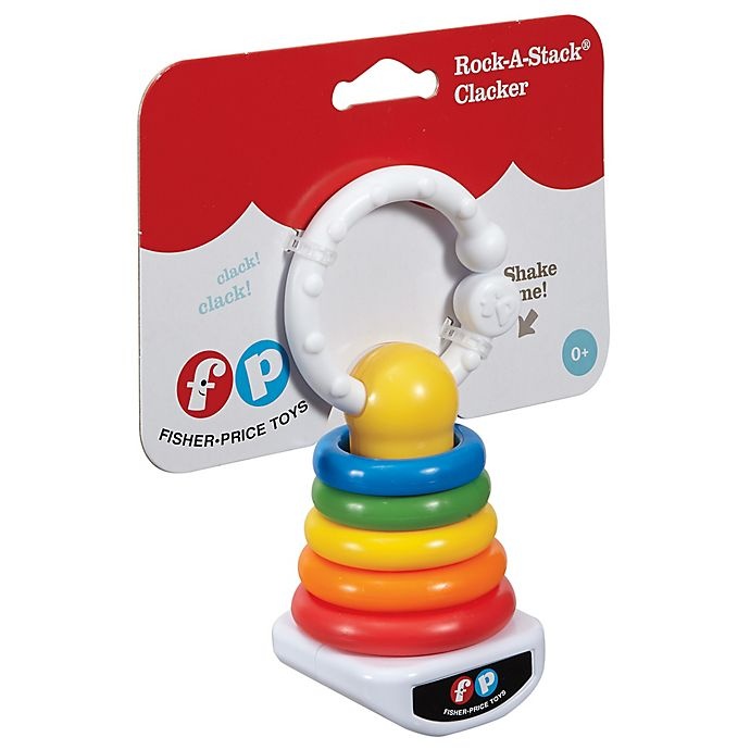 slide 2 of 4, Fisher-Price Rock-A-Stack Clacker, 1 ct