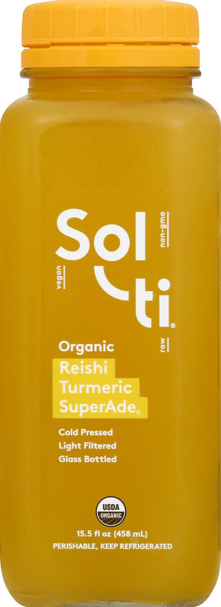 slide 3 of 6, Sol Ti Juice Organic Reishi Turmeric, 15.5 oz