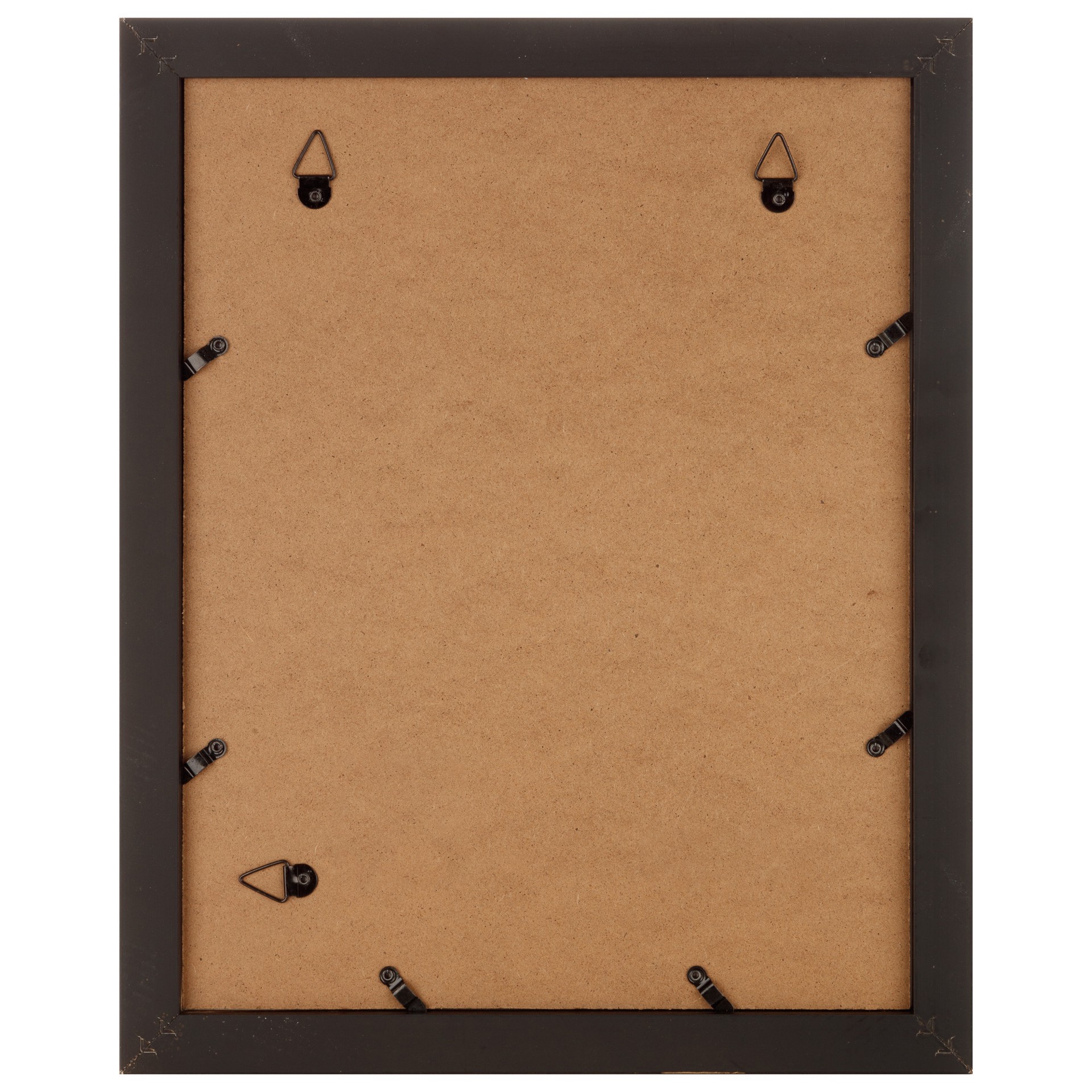 slide 5 of 6, Gallery Walnut & Gold Trim Frame With Mat By Studio Decor, 8 in x 10 in mat