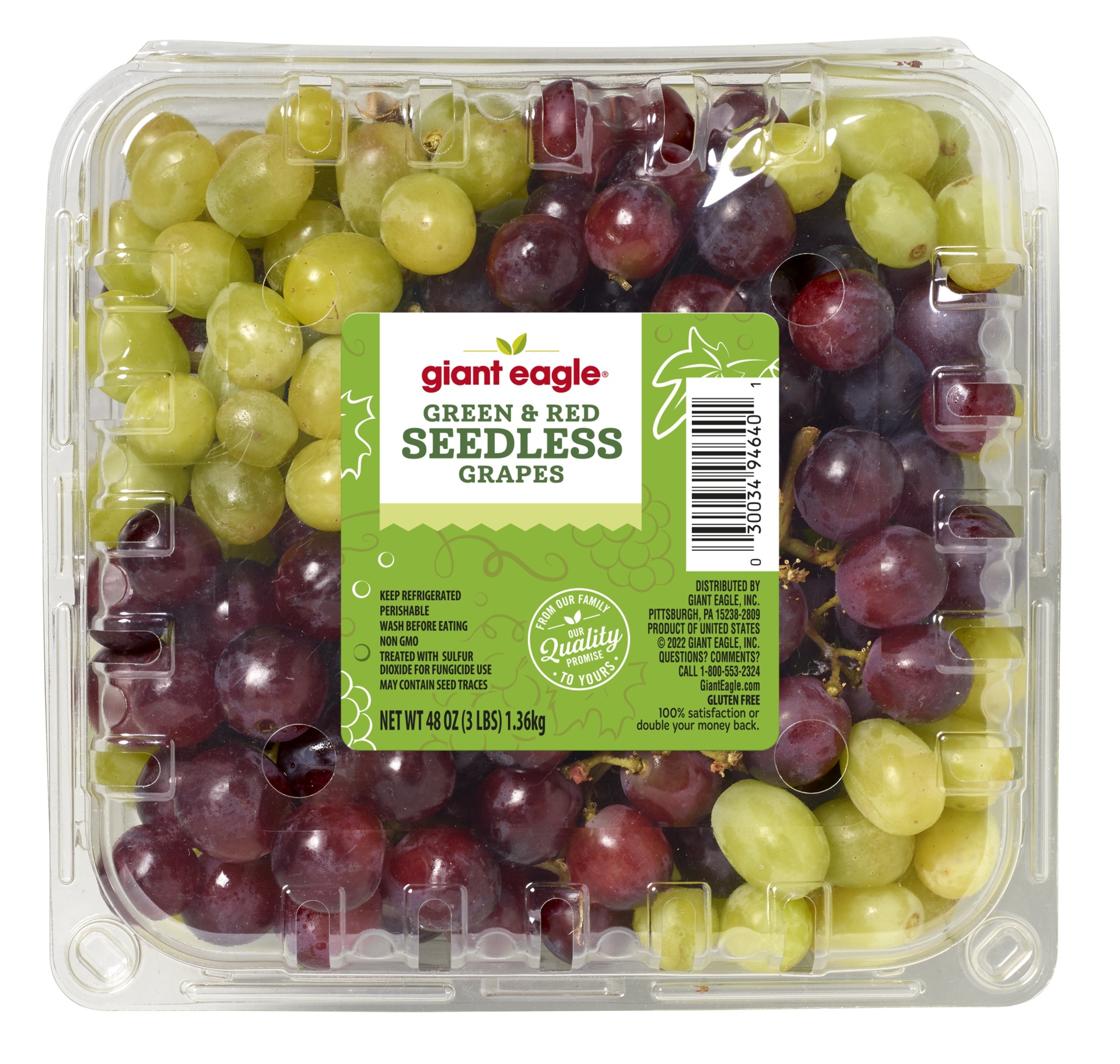 slide 1 of 1, Produce Bi-Color Grapes, 3 lb