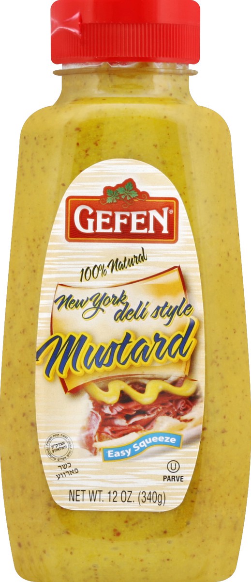 slide 1 of 2, Gefen Mustard 12 oz, 12 oz