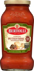 Bertolli Spicy Italian Sausage Sauce with Romano Cheese 24 oz