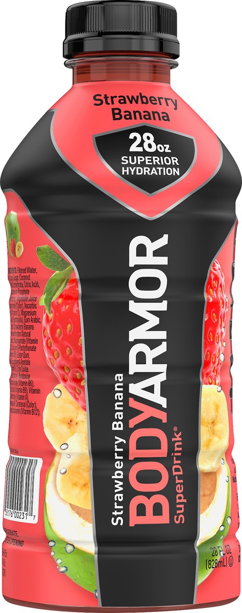 slide 6 of 7, BODYARMOR Strawberry Banana Super Drink - 28 oz, 28 oz