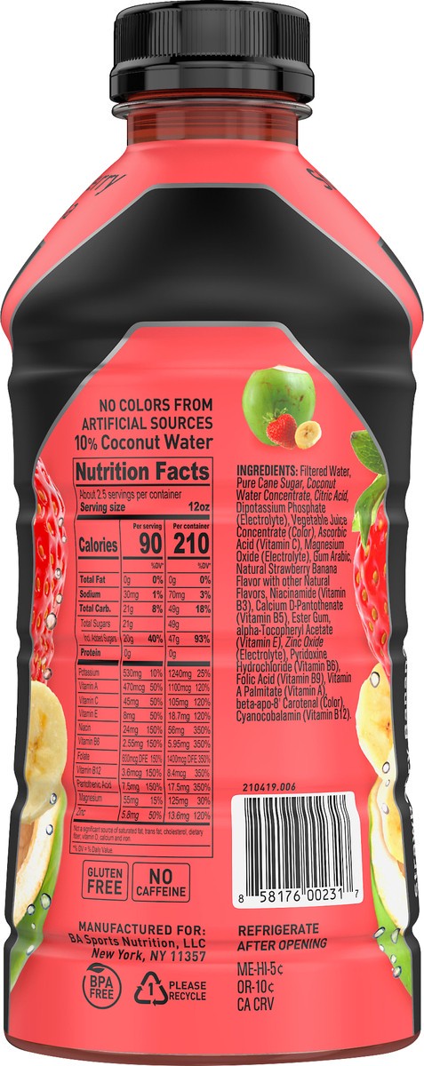 slide 3 of 7, BODYARMOR Strawberry Banana Super Drink - 28 oz, 28 oz