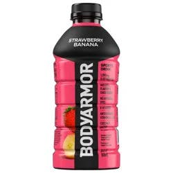 BODYARMOR Strawberry Banana Electrolyte Sports Drink, 28 fl oz Bottle