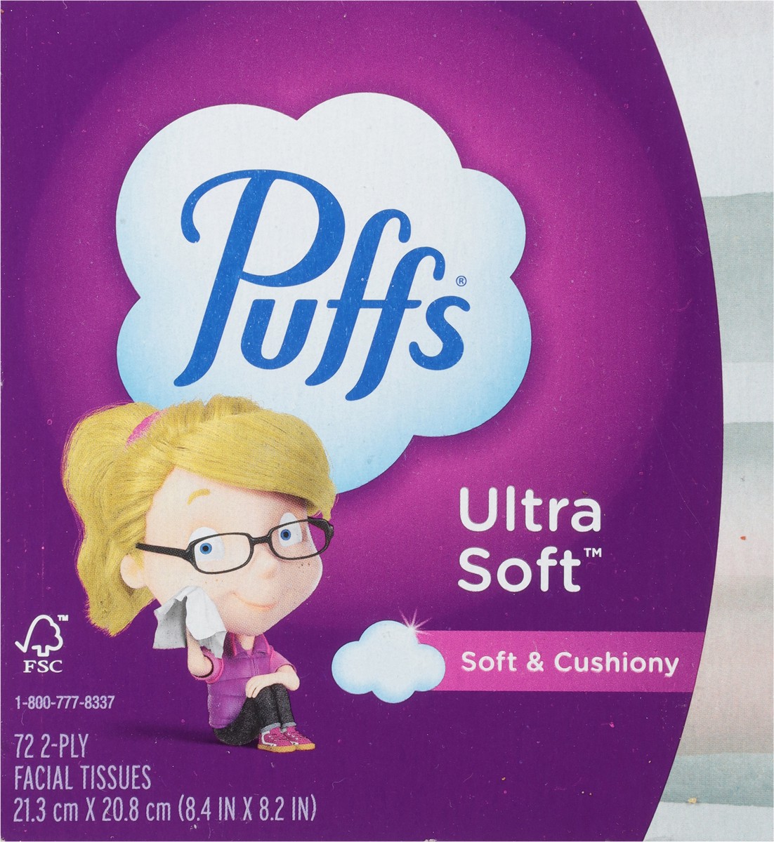 slide 12 of 12, Puffs Ultra Soft 2-Ply Soft & Cushiony Facial Tissue 72 Each, 72 ct