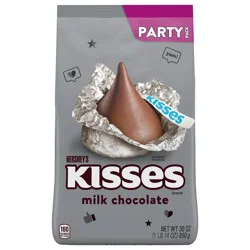 Hershey's Kisses Milk Chocolate Candy Party Pack, 30 oz